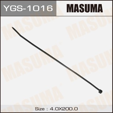хомут пластиковый черный! 4х200\ YGS1016 MASUMA