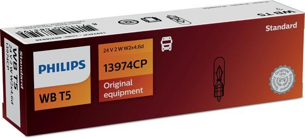 Лампа 24V WB T5 2W W2x4.6d PHILIPS 13974CP PHILIPS