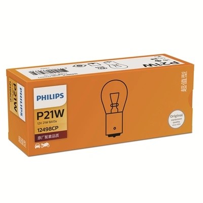Лампа 12V P21W BA15s PHILIPS 12498CP PHILIPS