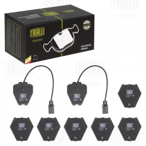 Колодки торм. Audi A6 (97-)/Allroad (00-) диск. перед. т/с TRW (кмпл. с 2 датч.) PF4169 TRIALLI