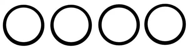 прокладка коллектора впускного! к-кт 4шт\ Opel Zafira/Vectra, Seat Cordoba 1.2/2 11-34269-01 VICTOR REINZ