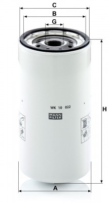 Фильтр топливный MITSUBISHI WK 10 022 MANN FILTER