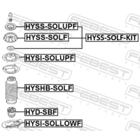 ПРОСТАВКА ПРУЖИНЫ ВЕРХНЯЯ HYSI-SOLUPF HYSISOLUPF FEBEST
