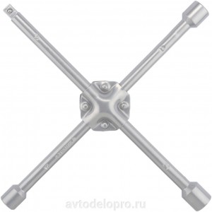 Ключ баллонный крестовой (17, 19, 21 1/2") "АвтоDело" Техник (L=380 мм, усиленны 54411 AVTO DELO