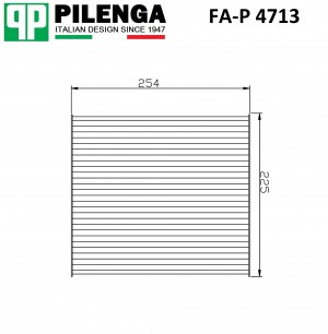 Фильтр салонный SONATA, OPTIMA FA-P4713 FAP4713 PILENGA