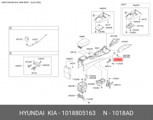 Винт-саморез D=15 мм 1018805163 HYUNDAI KIA