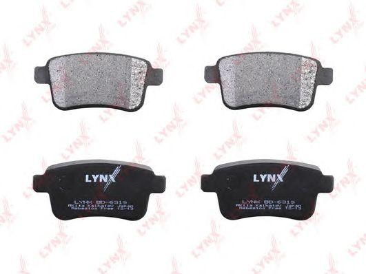 Колодки тормозные задние подходит для MB Citan 1.5D 12, RENAULT Kangoo 1.5D-1.6  BD-6319 LYNXAUTO