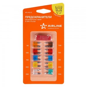 Предохранители "мини" (набор 10шт, 5-30А) AFU-M-02 AFU-M-02 AIRLINE
