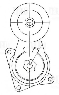 Ролик привод. ремня Toyota Mark II X90 (92-)/Chaser X100 (96-)/Lexus GS (93-) 2. CM 5440 TRIALLI