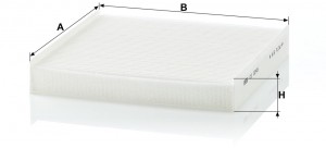 Фильтр салонный MANN CU2245 CU2245 MANN FILTER