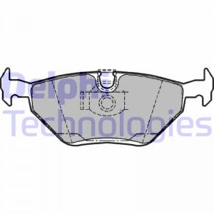 LP1107 колодки дисковые з.\ BMW E39 2.0-4.0/2.0D-3.0D 95> LP1107 DELPHI