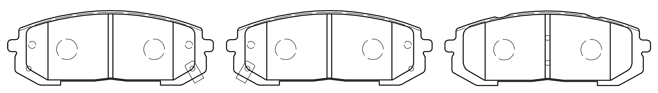 Колодки тормозные BP11023 BP11023 SB NAGAMOCHI