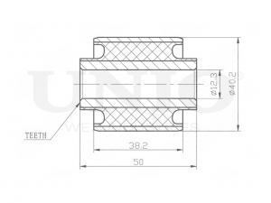 С/блок внешний заднего нижнего рычага RMP-20331 UNIO