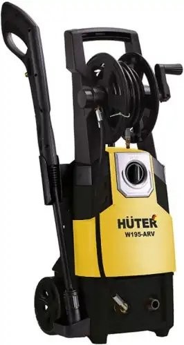 Мойка 2500Вт 130Bar 420л/час 8м с барабаном HUTER W195ARV HUTER