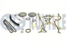 OPEL CORSA C (2000-2006) ЦЕПЬ + НАТЯЖИТЕЛЬ + 3 УСПОКОИТЕЛЯ + 3 ЗВЕЗДЫ + ПРОКЛАДК 580074 RUVILLE