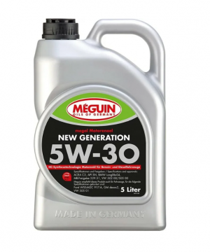 6513 Meguin Синт-ое мот.масло Megol Motorenoel New Generation 5W-30 SN C3 (5л) 6513 MEGUIN