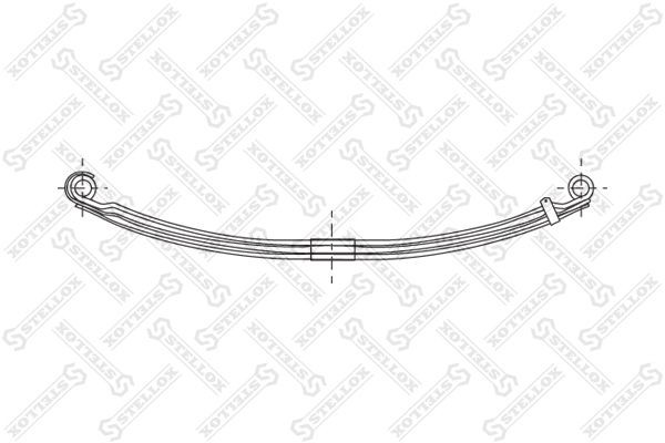 рессора 3-ех лист. !передн. 1/25+2/26х90х89 950+950 S20 \Iveco Stralis EuroTrakk 8455693SX STELLOX