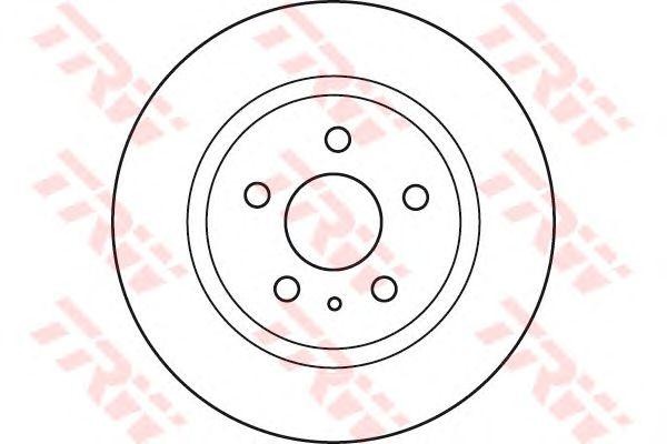 Диск тормозной задний OPEL INSIGNIA, SAAB 9-5 10- (17-18") DF6112 DF6112 TRW