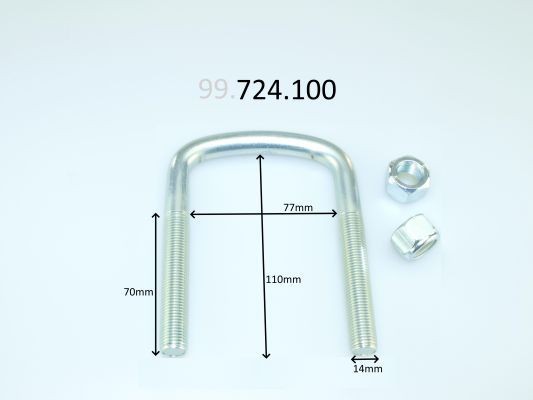 Стремянка рессоры 99724110 CS GERMANY