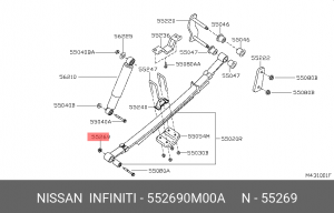 Гайка специальная 55269-0M00A 55269-0M00A NISSAN