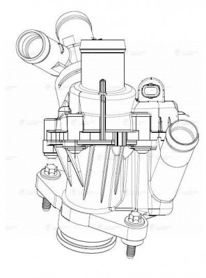 Термостат для а/м Mercedes Benz C (W205) (14-)/E (W216) (16-) LT 15274 LUZAR