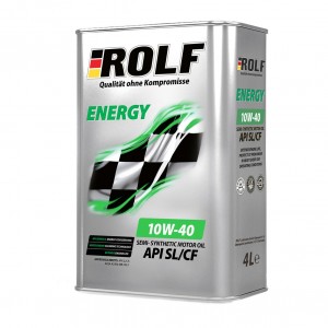 Масло моторное ROLF ENERGY SL/CF 10W40 п/синт.4л 322227 ROLF