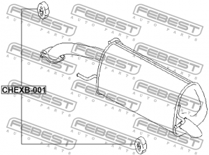 Подвеска глушителя CHEVROLET LANOS CHEXB-001 CHEXB-001 FEBEST