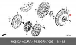 ПРОКЛАДКА 91302RNA003 HONDA