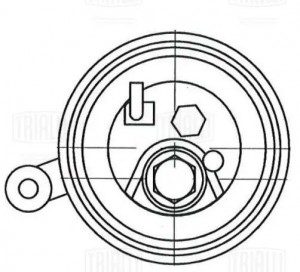 Ролик ГРМ Ford Ranger (06-) 2.5d/3.0d (натяж.) (CM 6339) CM 6339 TRIALLI