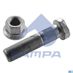 Шпилька колеса SAF (M22x1.5x93) с гайкой SAMPA 075600 SAMPA