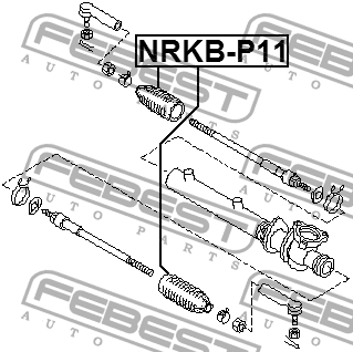 Пыльник рулевой NISSAN MAXIMA A32 NRKB-P11 NRKB-P11 FEBEST