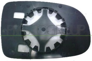 стекло зеркала левое! с кроншт. асфер. с подогр.\ Opel Corsa C 1.0-1.8i/1.3D/1.7 OP0307514 PRASCO GROUP