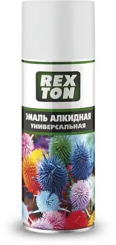 Краска белая глянцевая аэрозоль 520мл REXTON RT10020 REXTON