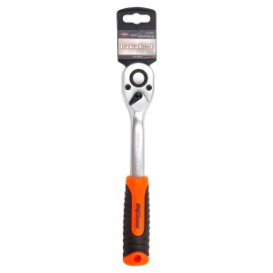 Трещотка 1/2" 255 мм "AV Steel" (72 зубцов, с изогнутой ручкой) AV528623 AV STEEL