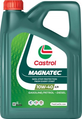 castrol 10W40 (4L) Magnatec масло мотор.! полусинт.\ACEA A3/B4,API SP,VW 501.01/ 15F7CE CASTROL