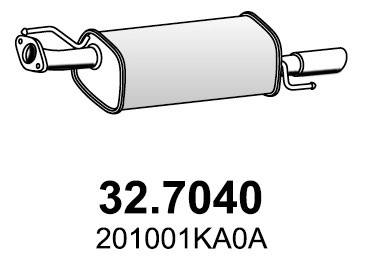 Глушитель основной 32.7040 ASSO 327040 ASSO