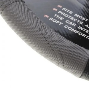 Оплетка руля (L) 39-41см черно-серая MISTAR MIS17STW19GYL MISTAR