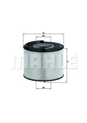 Фильтр топливный VW Touareg (04-) (TDI) AUDI Q7 (06-) MAHLE KX192D MAHLE KNECHT