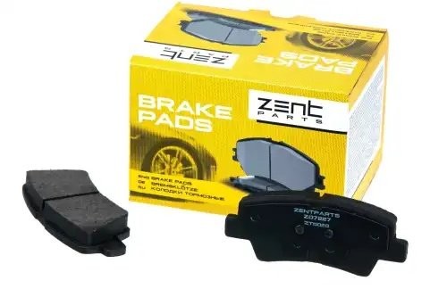 Колодки дисковые задние Hyundai Elantra/Solaris/Accent, Kia Soul all 09 Z07227 ZENTPARTS