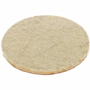 Круг полировальный на липучке 125x6мм фетр STAYER 35930125 STAYER