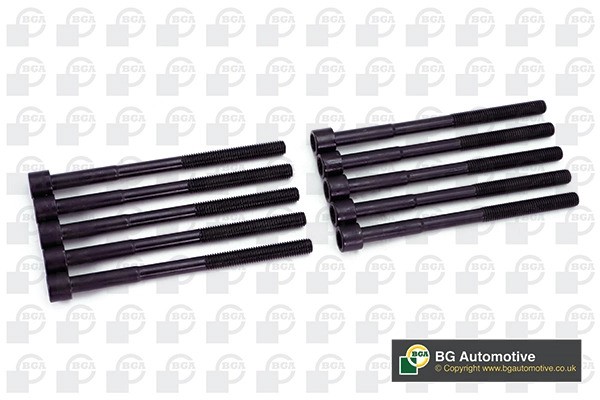 комплект болтов ГБЦ! 10шт.\ Toyota Auris/Corolla/Avensis 1.6/1.8 07> BK2307 BG AUTOMOTIVE