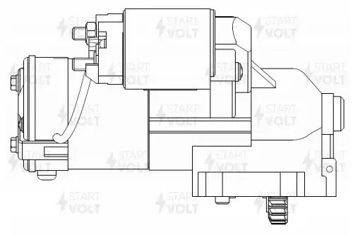 Стартер для а/м Geely Atlas 18- 1.8T 1,4кВт LSt2731 LST 2731 START VOLT