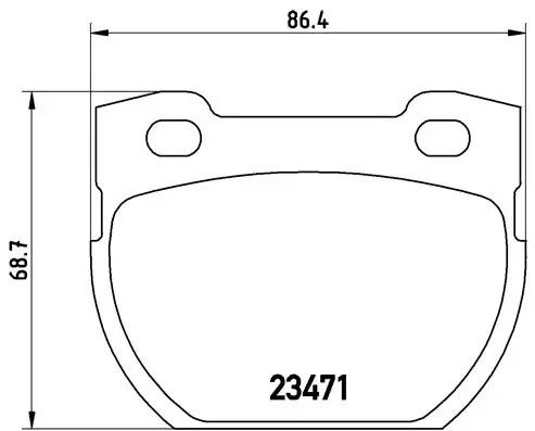 P44006 GDB1666 [SFP000250] !колодки дисковые з.\ Land Rover Defender 3.9i/2.5TD  P44006 BREMBO