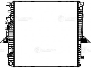 Радиатор охл. для ам Land Rover Discovery (04-),Range Rover Sport I (05-) 4.0i,4 LRC 10159 LUZAR