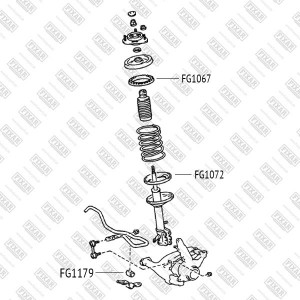 TOYOTA CARINA E (92-97)/ PICNIC (XM10) (96-01) FG1072 FIXAR