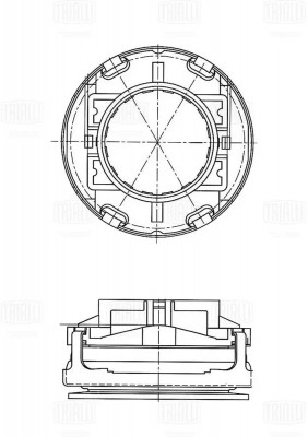 Муфта выкл. сцеп. Audi 80 (86-)/VW Passat B5.5 (00-) 1.8i (мех.) (CT 1810) CT 1810 TRIALLI