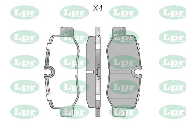 Колодки тормозные дисковые 05P1905 05P1905 LPR