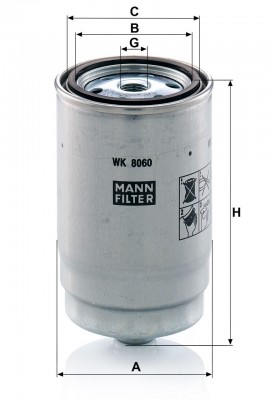 Фильтр топливный WK8060Z WK8060Z MANN FILTER