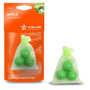 ароматизатор 'шарики в мешочке' сочное яблоко!\ AFSH121 AIRLINE
