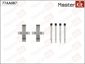 Комплект установочный тормозных колодок Audi 80 (81, 85, B2) 1978 - 1986 77AA087 77AA087 MASTER KIT